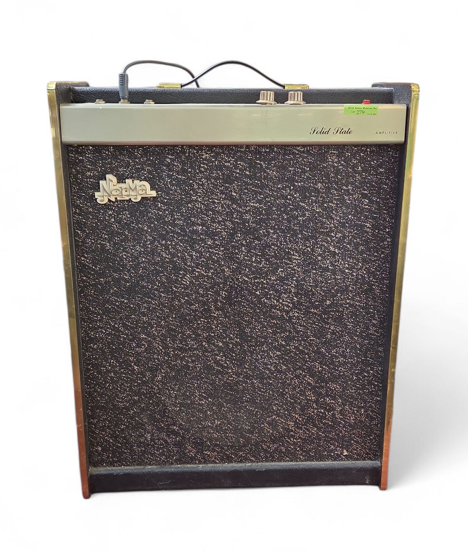 Vintage Norma Solid State Amplifier, GA-725B, Bass (1 of 3)