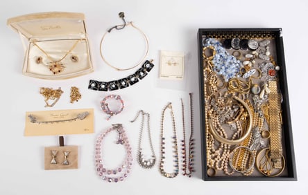 Lot of Vintage Costume Jewelry - De Curtis, Kramer
