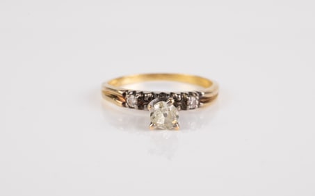 14K Gold & Diamond Engagement Ring, NBK.