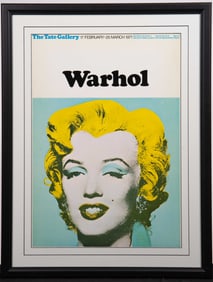 Andy Warhol Tate Modern 1971 Exhibition Poster.