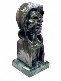 Aft. Frederic Remington Bronze Sculpture, Savage