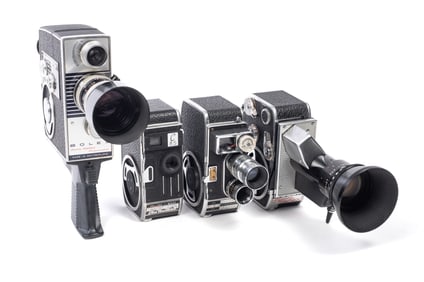 Lot of Bolex Cine Movie / Film Cameras.