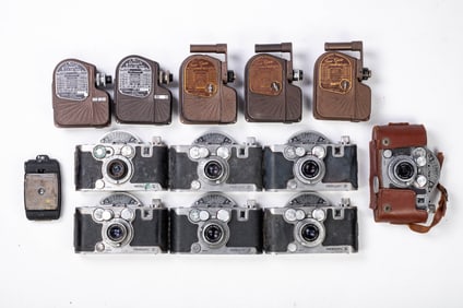 Lot of Vintage Univex Cameras.