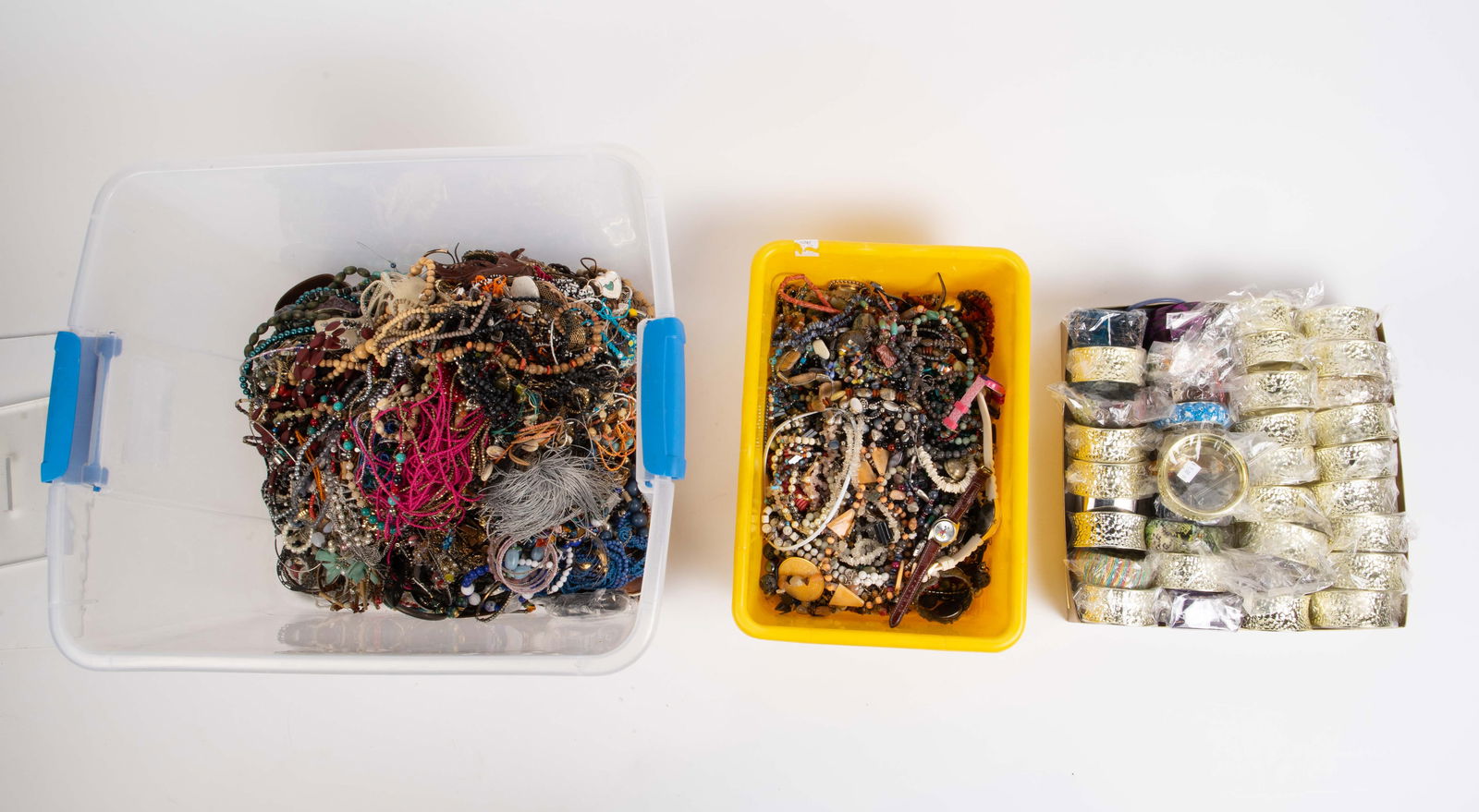 Huge Lot of Costume Jewelry, Mostly Stones. (1 of 6)