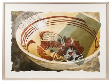 China Bowl, Mixed-Media Work by Daniel Kelly.