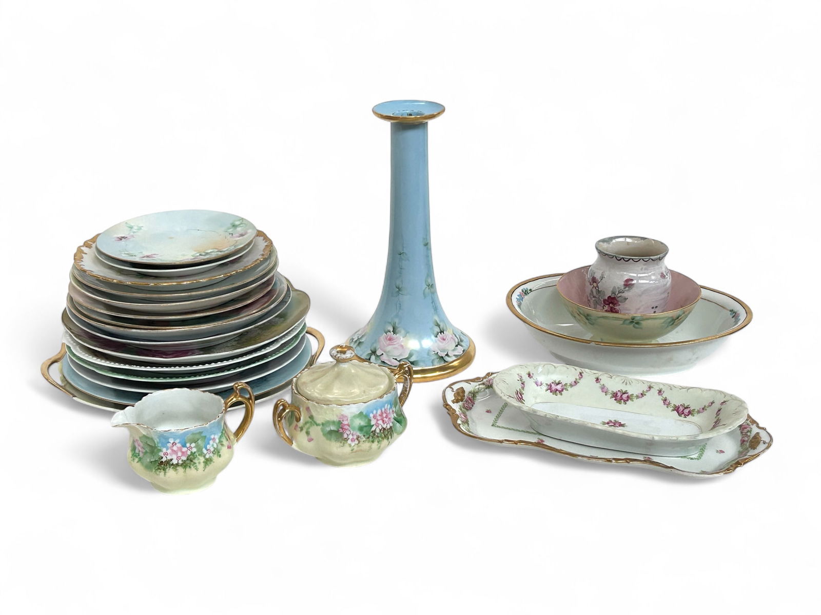 Lot of Old Porcelain Items - Limoges, J.P.L, H.A.W (1 of 8)