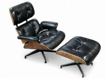 Herman Miller Eames Lounge Chair & Ottoman.