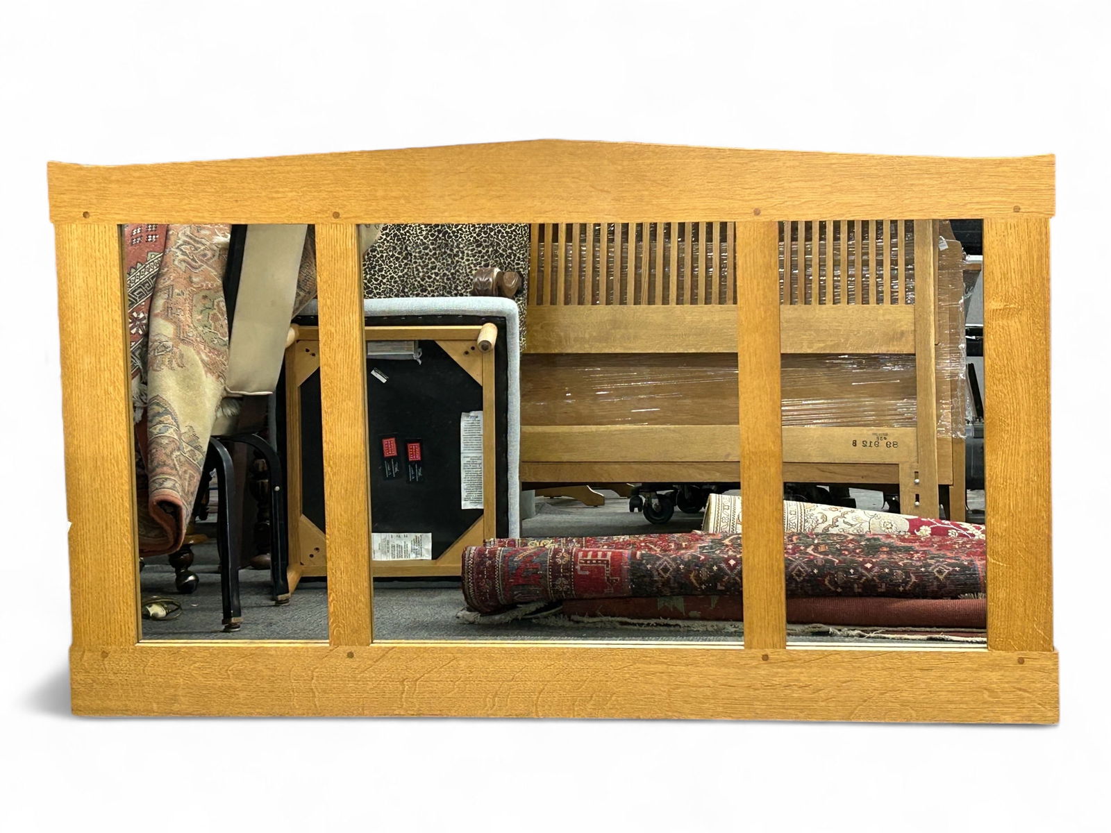 Stickley Mission Oak Three-Panel Mirror. (1 of 7)