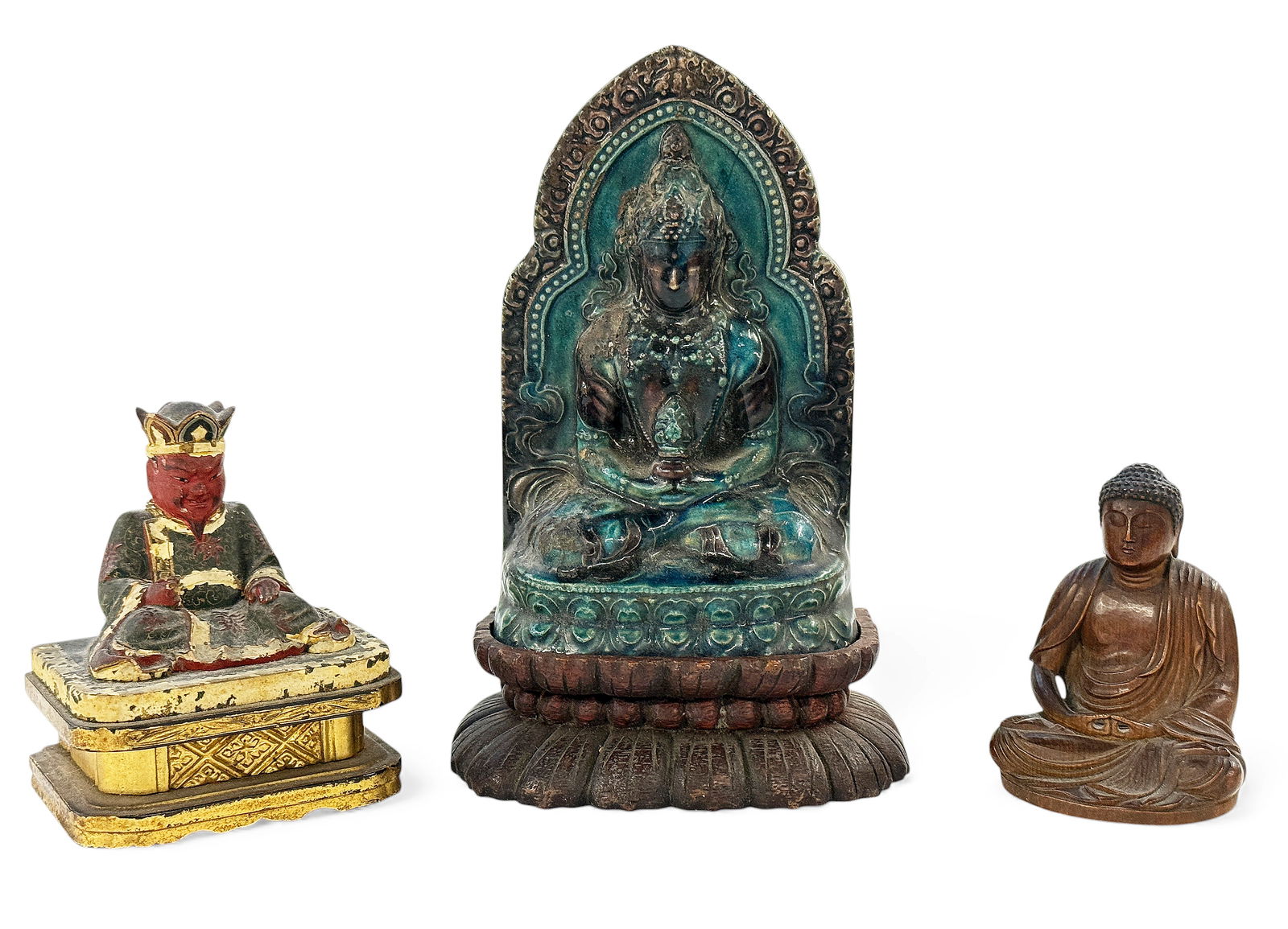 Lot: 3 Pcs. Antique Asian Items. (1 of 7)