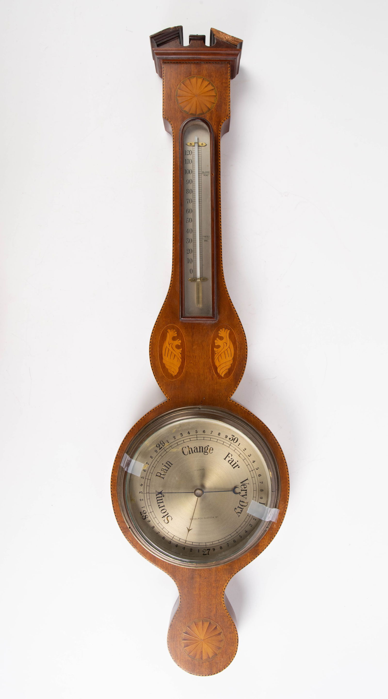 J. Lizars Edinburgh Scotland Barometer Thermometer (1 of 13)
