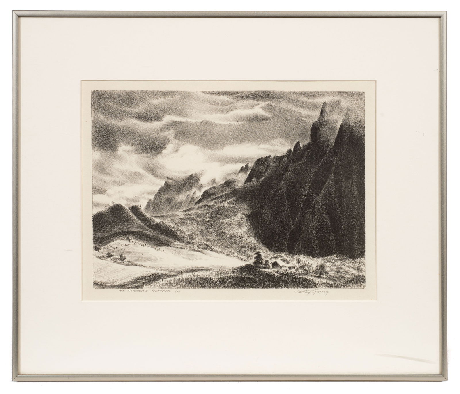 The Gathering Together, Lithograph, Hartley Gurrey (1 of 6)