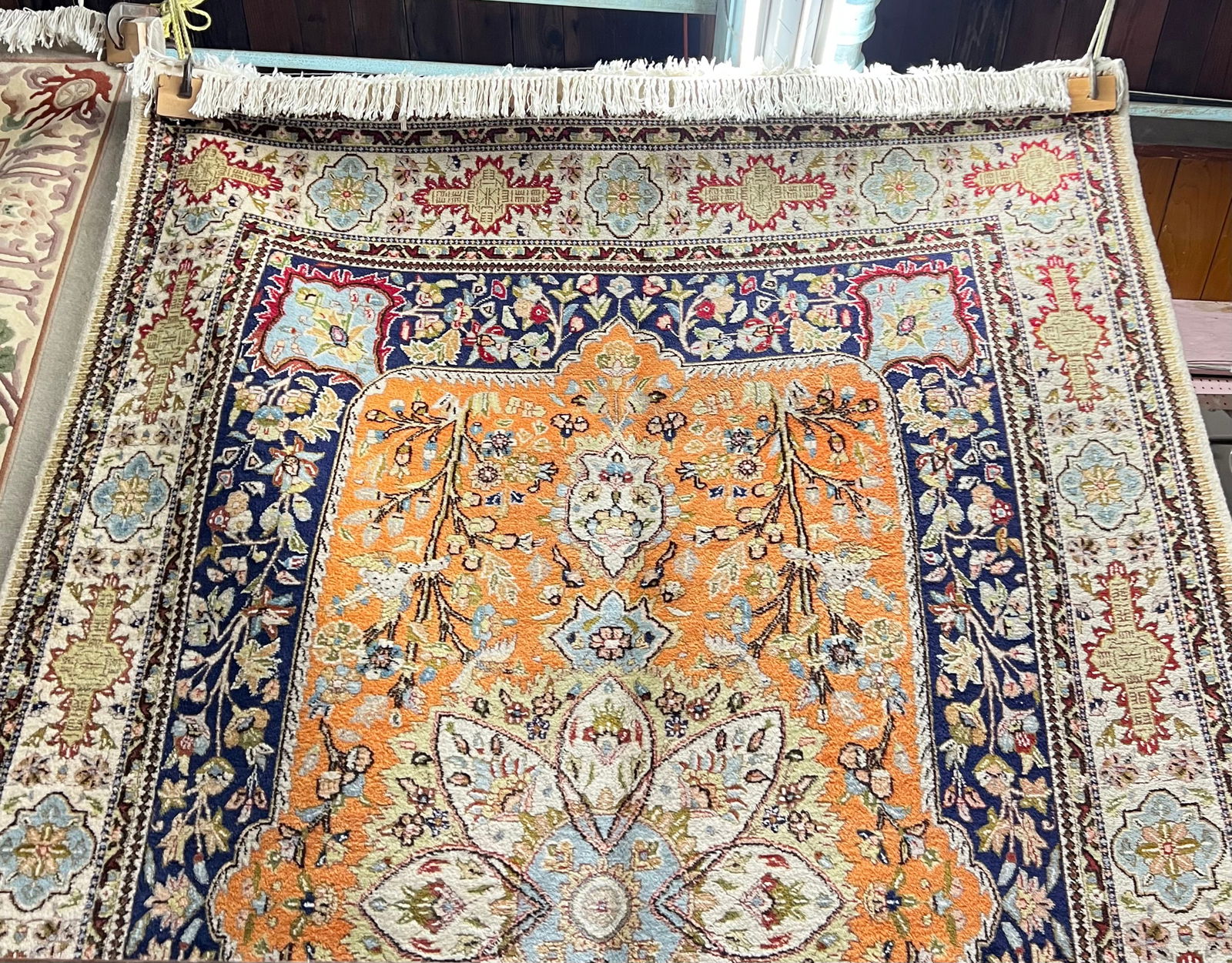 6' 2" x 9' 4" Oriental Rug w/ Central Medallion. (1 of 3)