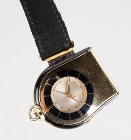 Jaeger LeCoultre Gold Plated Wrist / Pendant Watch