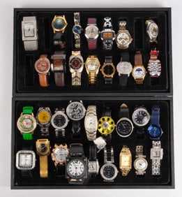 33 Ladies' Watches - ESQ, Croton, Geneva, Etc.