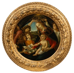 Madonna of the Magnificat, Copy After Botticelli.