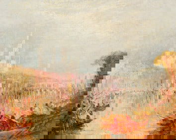 "Rouen, Looking Upriver", After J. M. W. Turner.