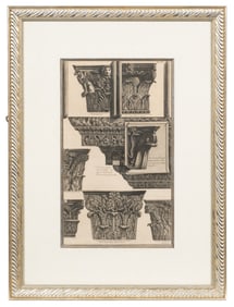 Etching of Roman Capitals, Giovanni Piranesi.