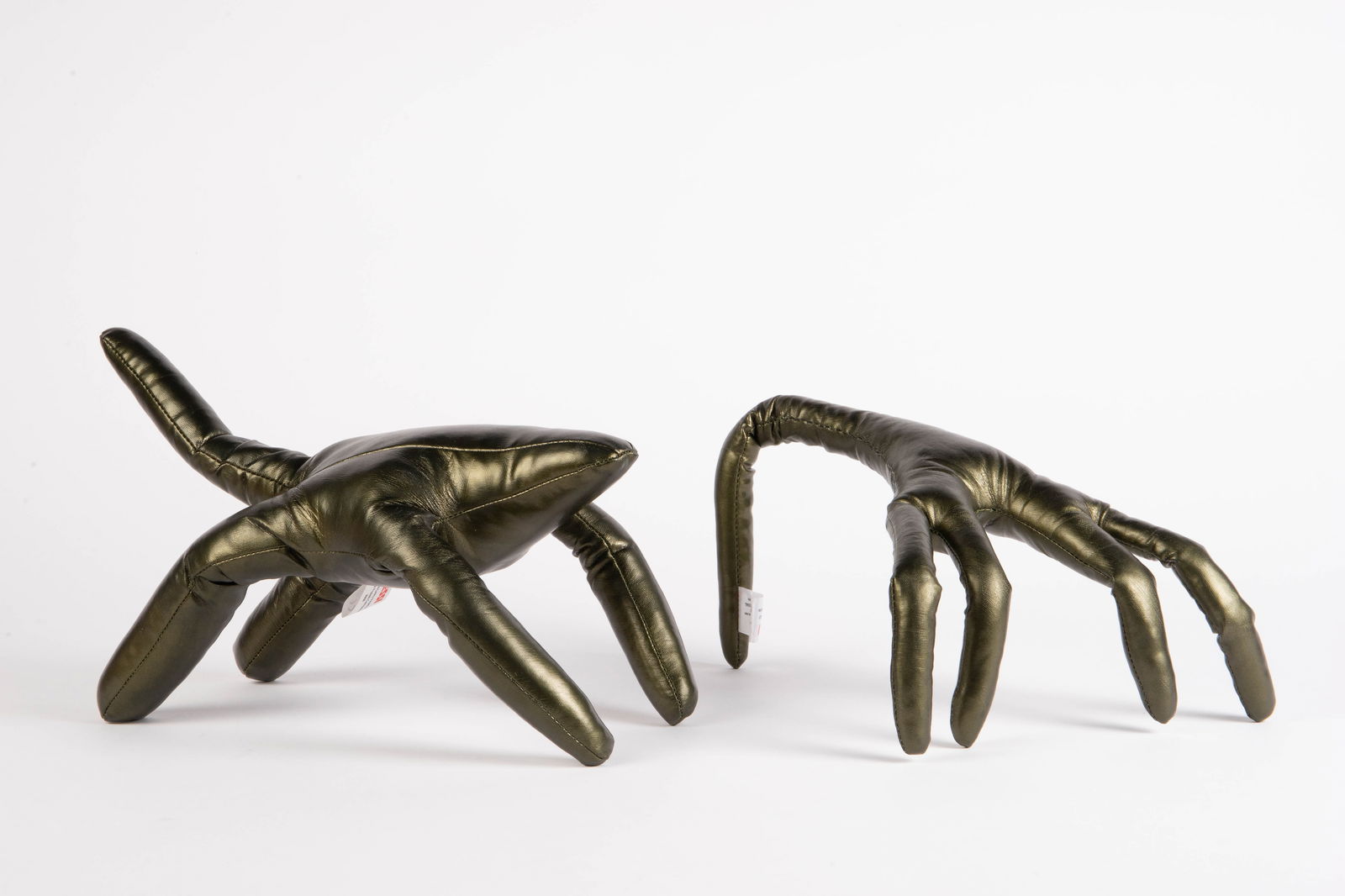 Alessi Mandacaru Family 2008 Plush Sculptures.: These were designed by Fratelli Campana. Both pieces look to be in overall good condition, and come with the original boxes. One measures 16 1/2" x 7 5/8" x 4 1/8". The other measures 20" x 10 1/2" x