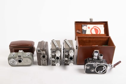 8mm Movie Cameras - Bolex, Zeiss, Nizo-Braun.