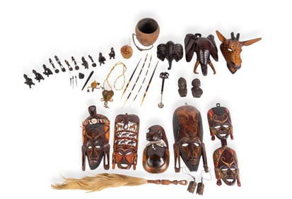 Lot of Assorted Handcrafted African Goods.