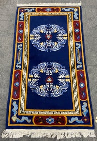 3' 1" x 5' 6" Tibetan Dragon Rug.