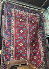 6' 5" x 9' 4" Afghan Rug.
