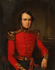 Antique Painting of 19th Century English Officer.