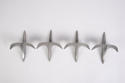 Pallucco Italy Set of 4 Designer Wall Hooks.