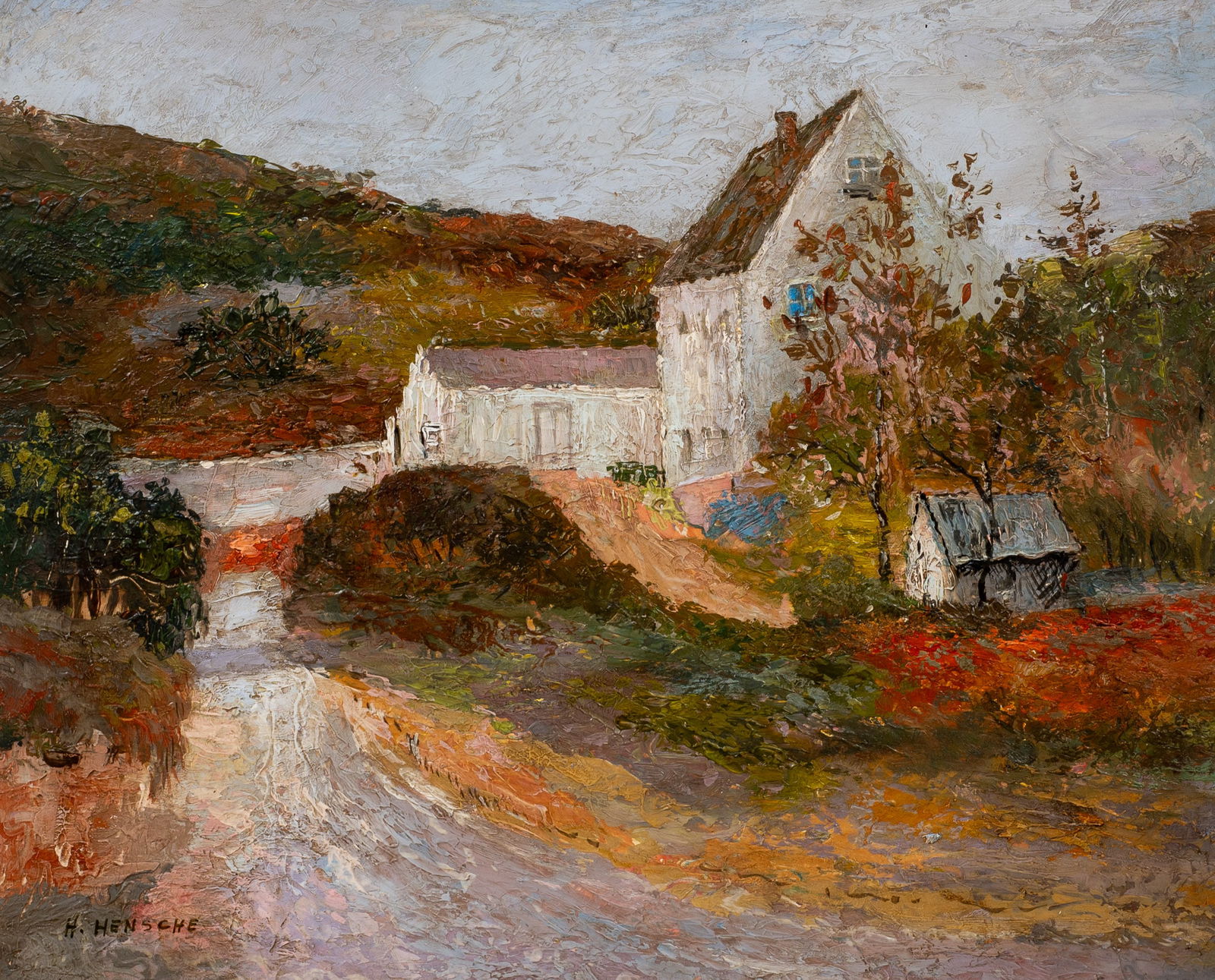 Provincetown Landscape Scene, Henry Hensche. (1 of 5)