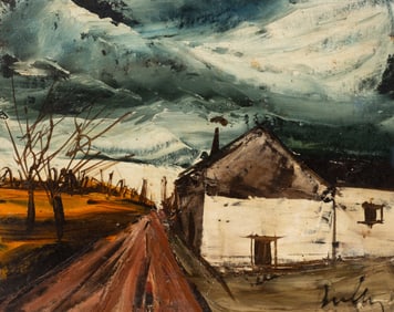 Mid-Century Country Painting, Jerome Balleroy.