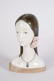 Lladro Maja Head Porcelain Sculpture #4668.