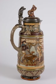 Mettlach 5 Liter Stein - #2205, Diana & Hunters.