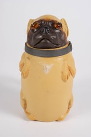 Mettlach 1/2 Liter Pug Dog Character Stein # 2018.