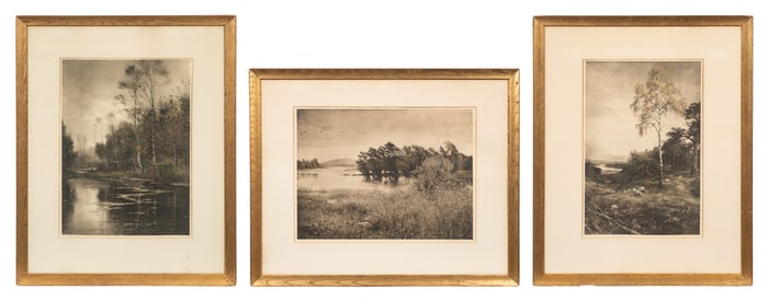 Three Lithographs - Millais, Parton, MacWhirter.