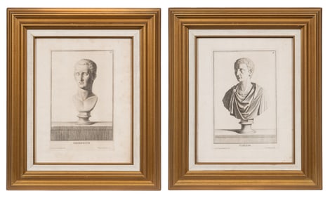 Two Antique Engravings After Giovanni Campiglia.