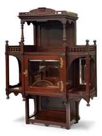 Victorian Wall Cabinet.