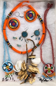 Mostly Native American Beaded Jewelry, Nastacio.