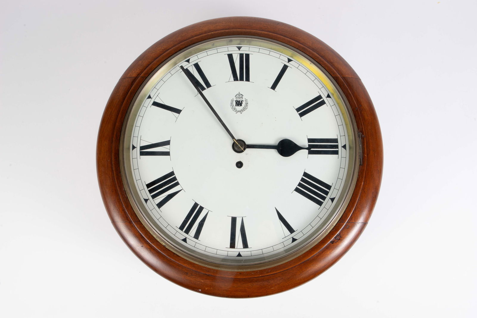 Sgd. RAF W. Elliott WWII 14" Dial Fusee Wall Clock (1 of 15)