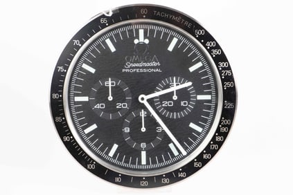 Omega Speedmaster Professional Wall Clock.