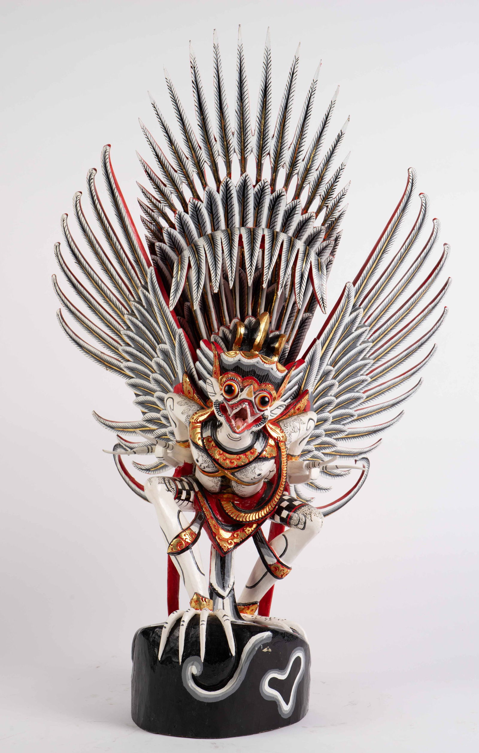 Painted Wood Garuda Statue, Possibly Indonesia. (1 of 8)