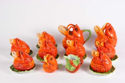 Royal Bayreuth Antique Bavarian Lobster Dishes.