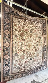 8' 8" x 10' 6" Indo Kirman Design Karastan Rug.