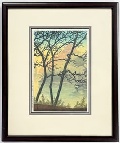 Kawase Hasui Japanese Woodblock Print.