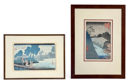 Lot of 2 Japanese Woodblock Prints.