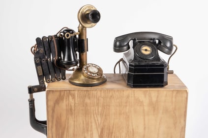 Lot: 2 Vintage Telephones, inc. Stromberg Carlson.