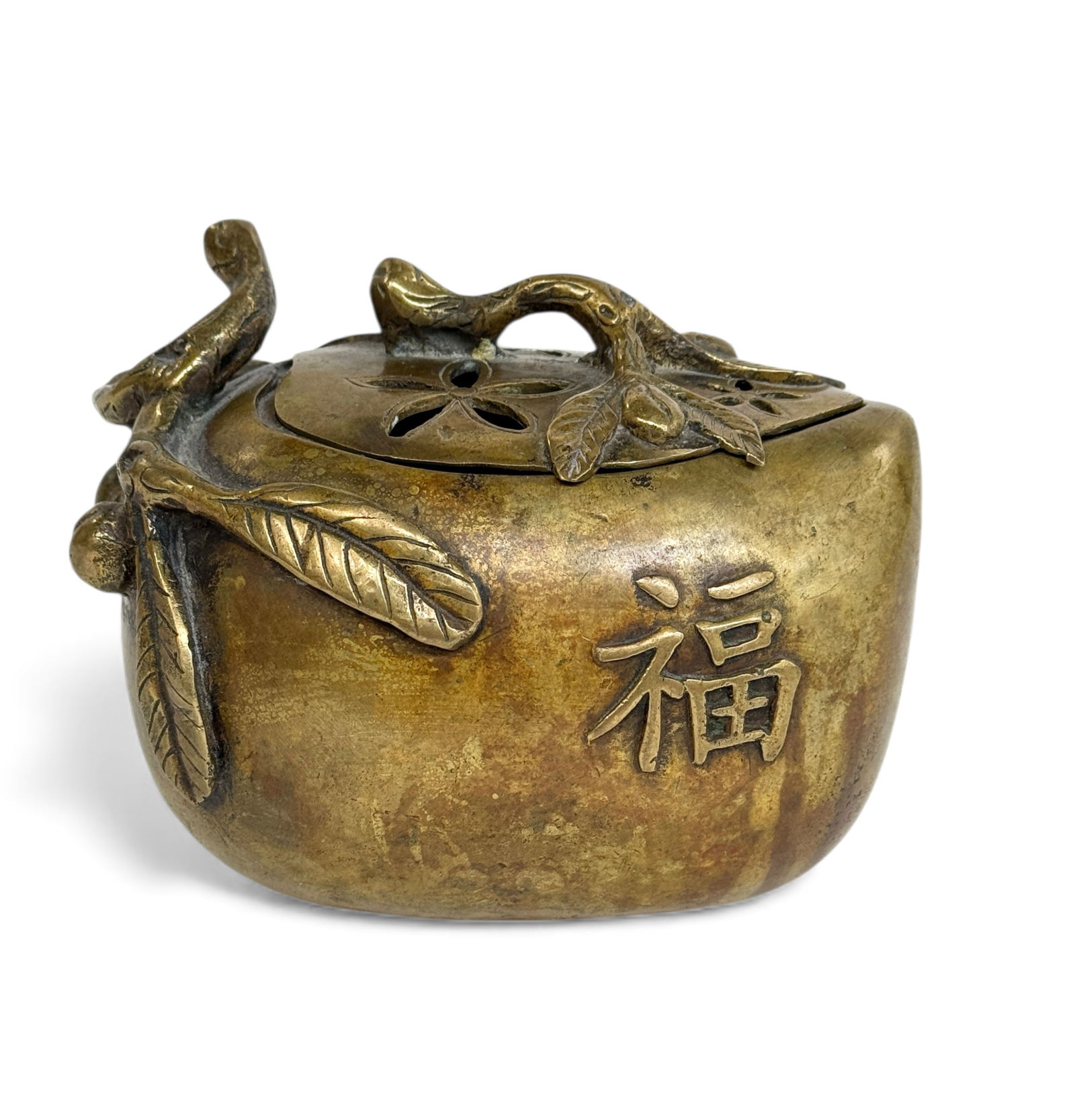 Bronze Chinese Censer for Longevity, Blessing. (1 of 5)