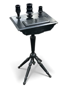 Victorian Ebonized Barber Stand.