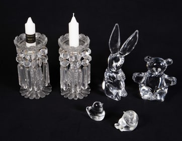 Lot of French Crystal - Lalique, Daum, etc.