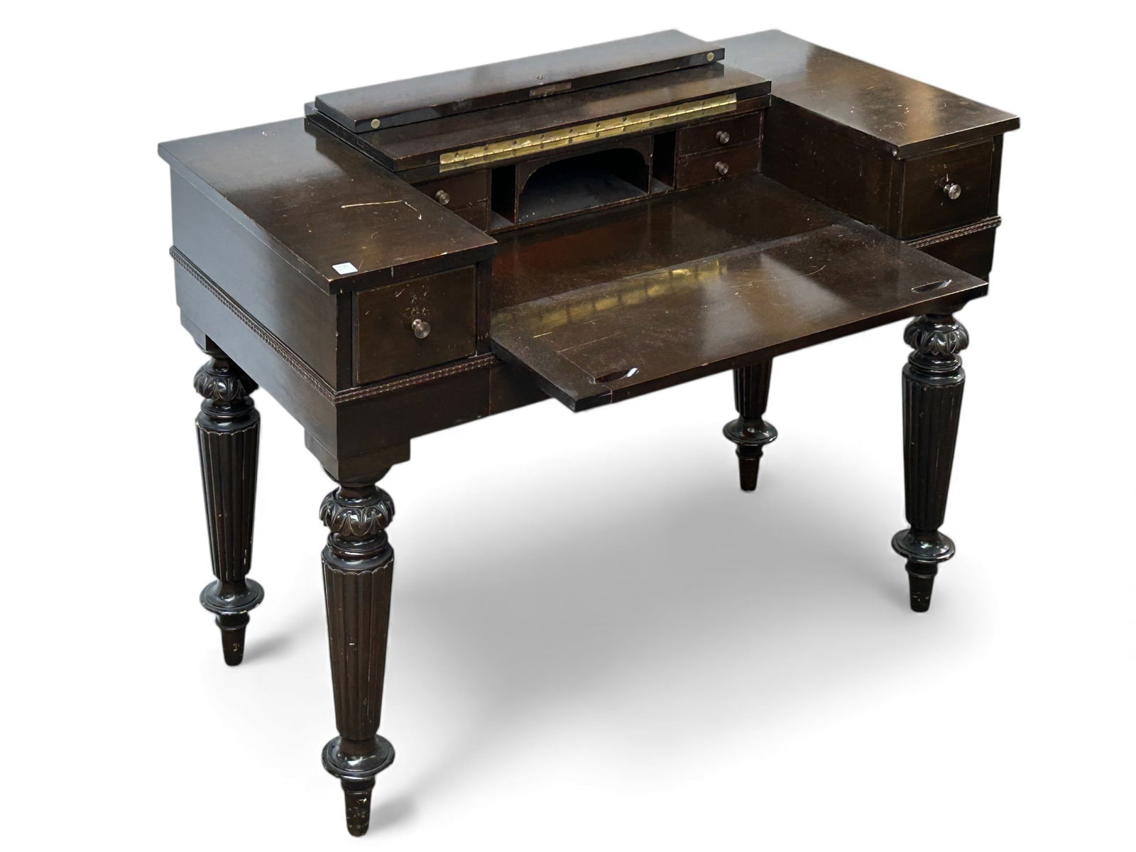 Mahogany Spinet Desk. (1 of 10)