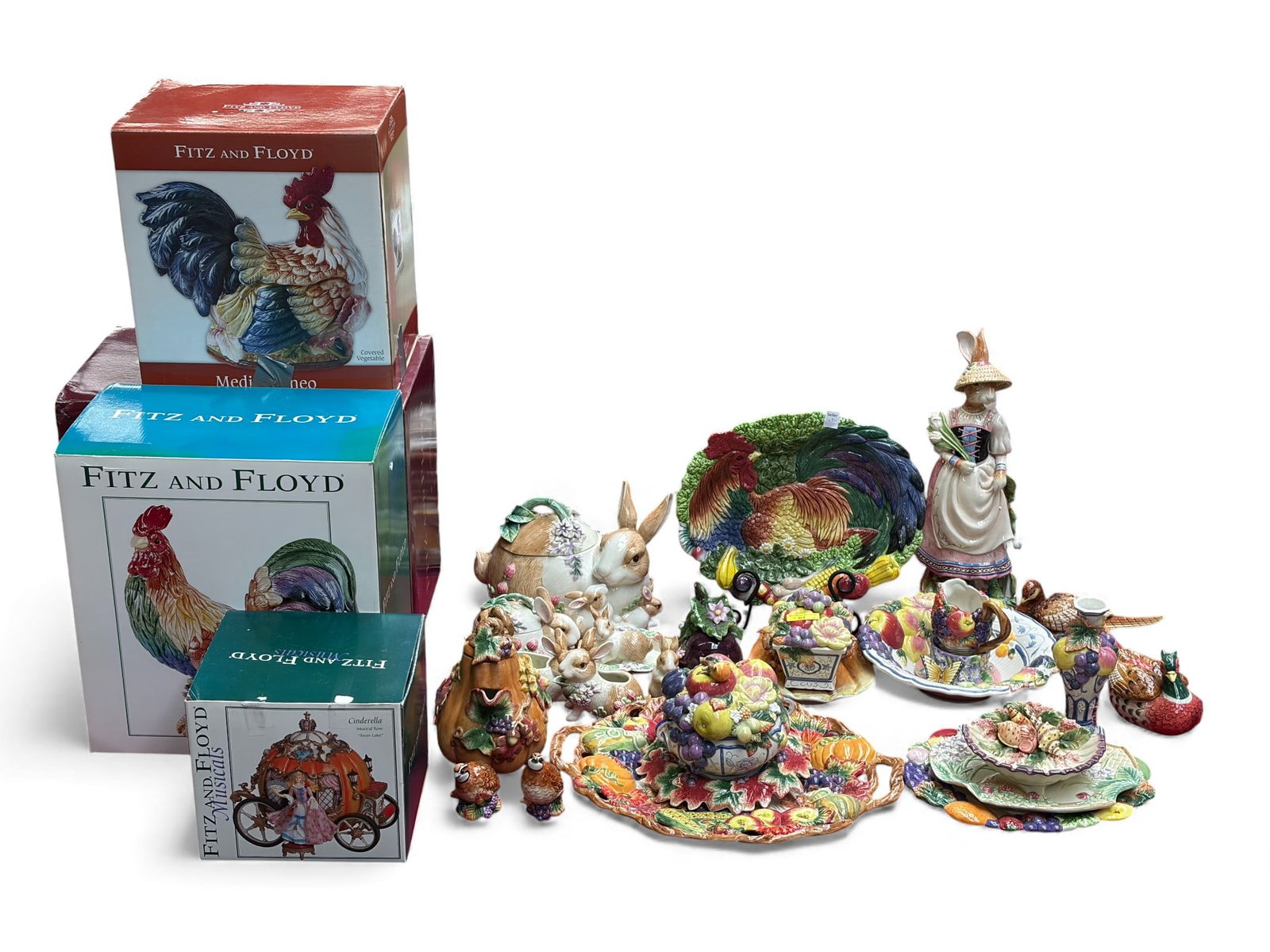 Lot: Assorted Fitz & Floyd Items - Fall & Spring. (1 of 7)